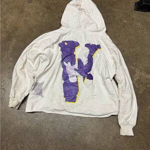 VLone Hoodie with Purple Graphic size small mens